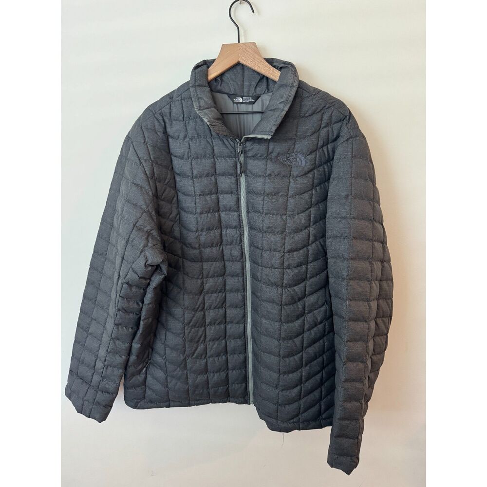 The North Face Thermoball Men's Insulated Zip Jacker - Matte Black 2XL